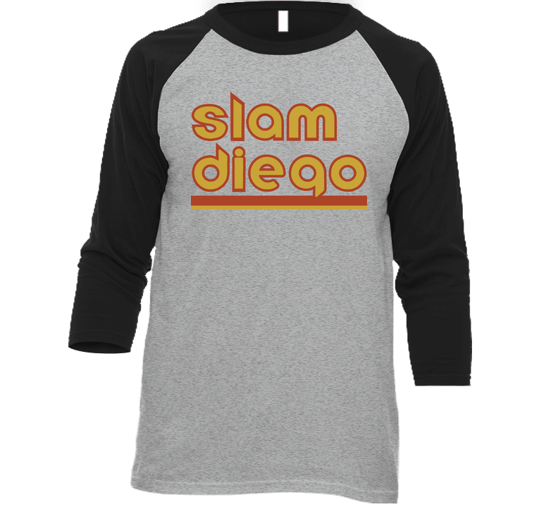 Slam Diego Fernando Tatis Jr San Diego Baseball Vintage Raglan Retro Raglan 3/4 Sleeve Shirt