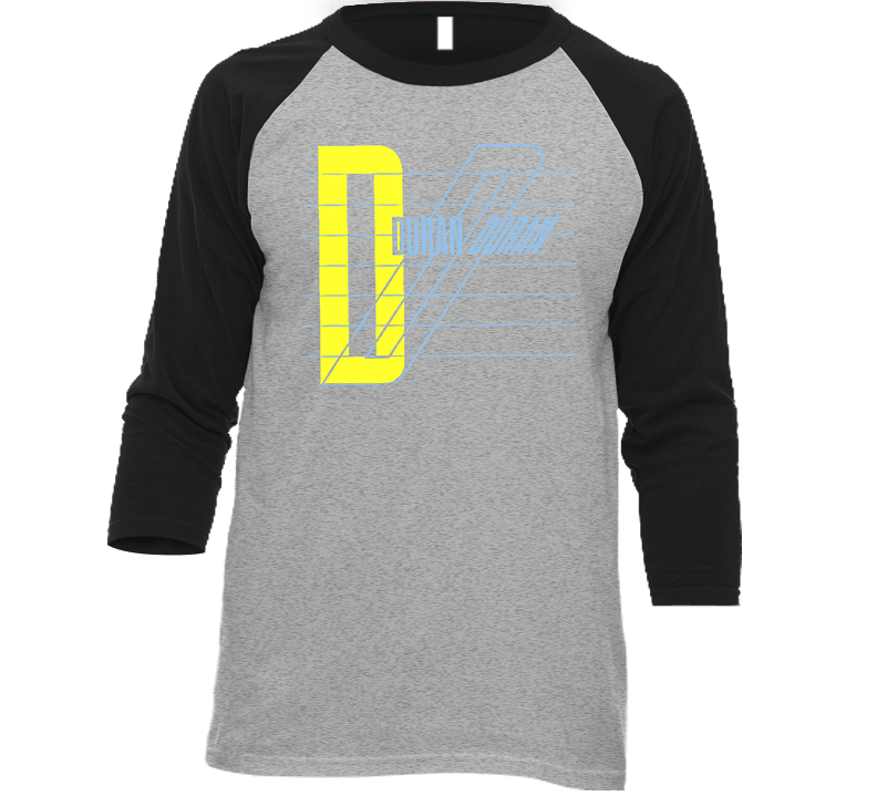 Duran Duran Vintage Raglan Retro Raglan 3/4 Sleeve Shirt