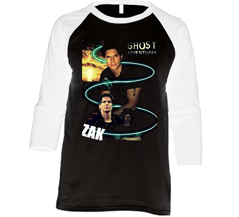 Ghost Adventures Zak  Bagans Zack Vintage Raglan Retro Raglan 3/4 Sleeve Shirt