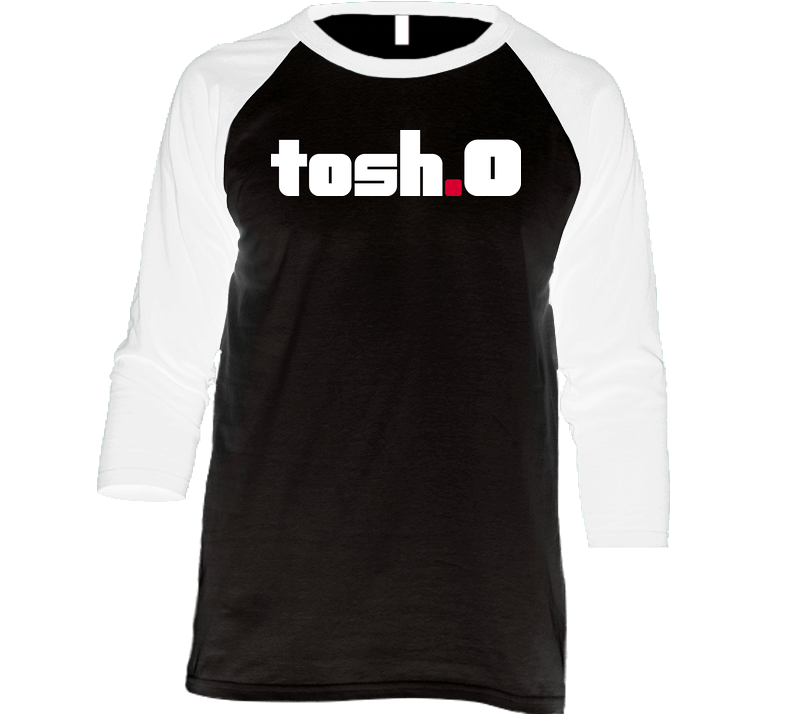 Tosh O Comedy Central Vintage Raglan Retro Raglan 3/4 Sleeve Shirt