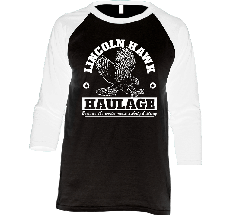 Retro Over The Top Sylvester Stallone Vintage Raglan Retro Raglan 3/4 Sleeve Shirt