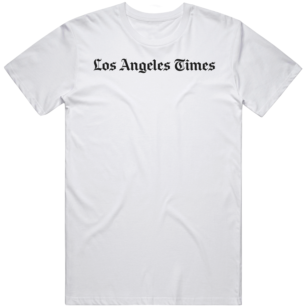 Los Angeles Times Media Logo Unisex T Shirt Los Angeles Times Media Logo Unisex T Shirt