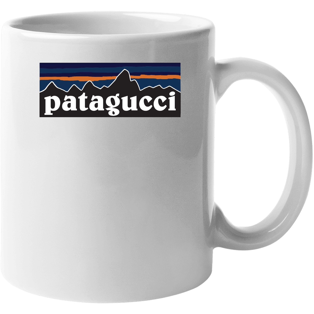 Patagucci Funny Pricey Outdoor Wear 11 OZ Mug