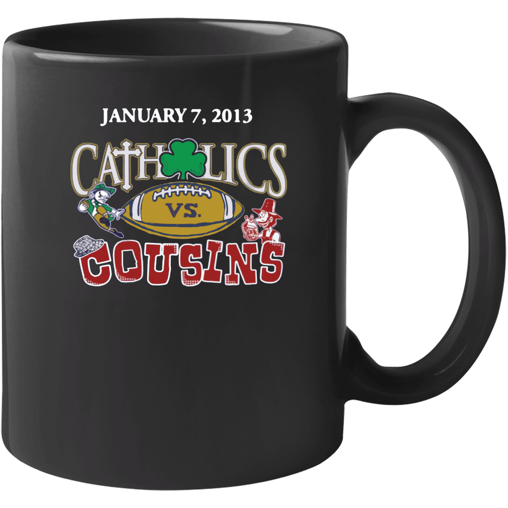 Catholics Vs Cousins Notre Dame Bama 11 OZ Mug