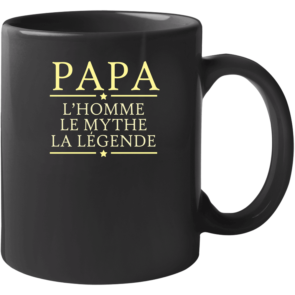 Papa L'homme Le Mythe La Legende French Language 11 oz Mug