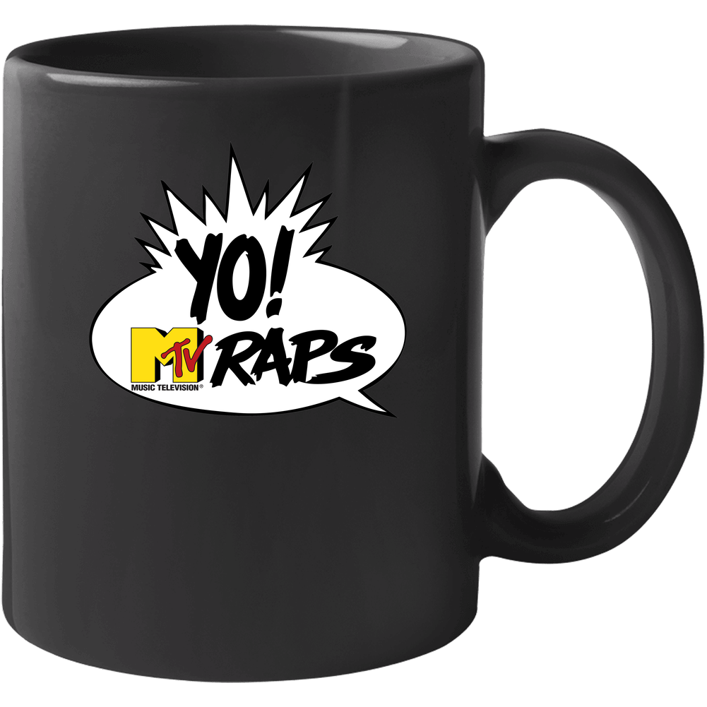 Mtv Yo Raps Black 11 oz Mug