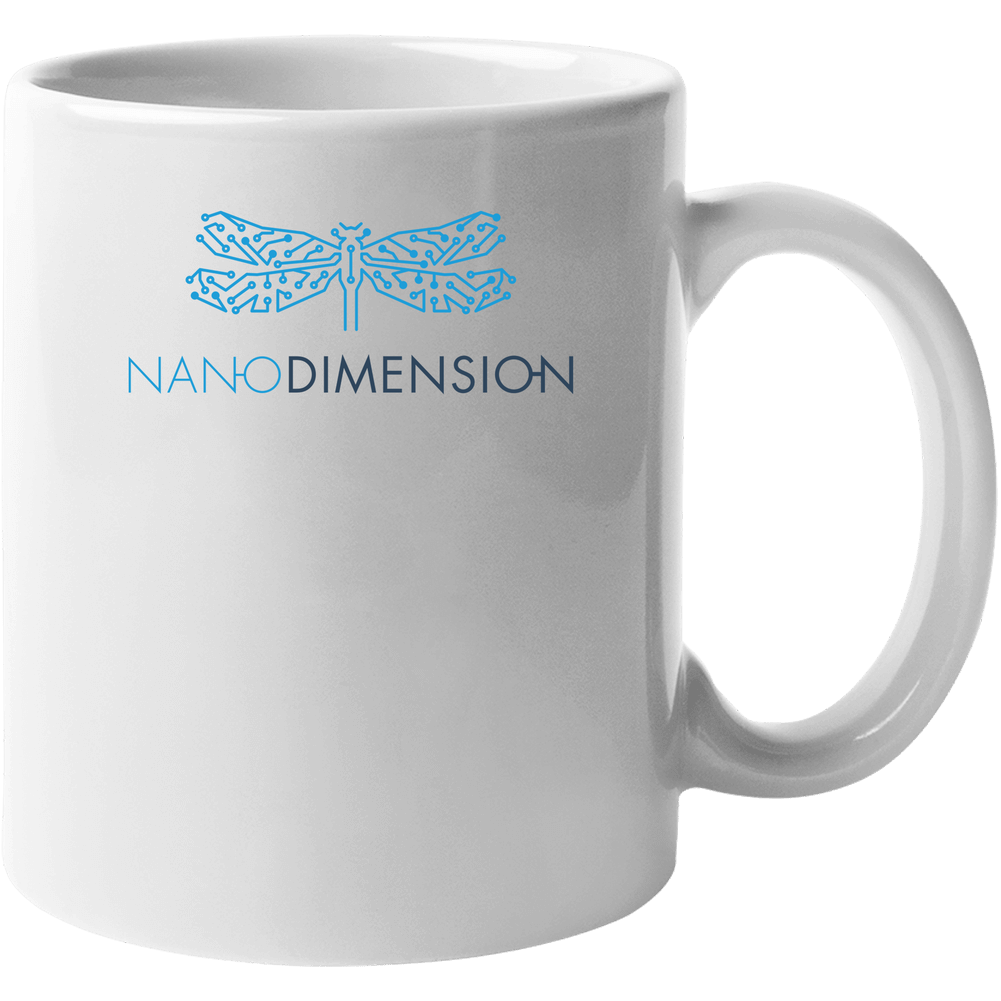 Nano Dimension Ltd Nasdaq Company Logo Employee Fan 11 oz Mug Nano Dimension Ltd Nasdaq Company Logo Employee Fan 11 oz Mug