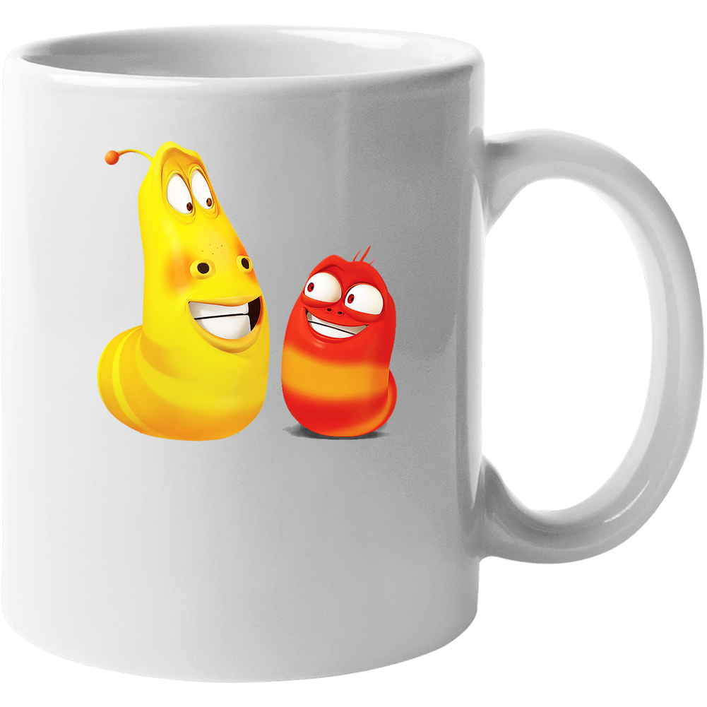 Larva Funny Cartoon Kids 11 oz Mug Larva Funny Cartoon Kids 11 oz Mug