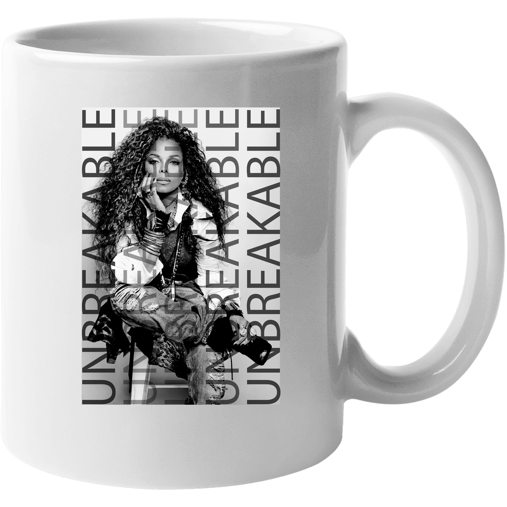 UNBREAKABLE T SHIRT JANET JACKSON XSM-6XL MUSIC ROCK HIP HOP CONCERT 11 oz Mug UNBREAKABLE T SHIRT JANET JACKSON XSM-6XL MUSIC ROCK HIP HOP CONCERT 11 oz Mug