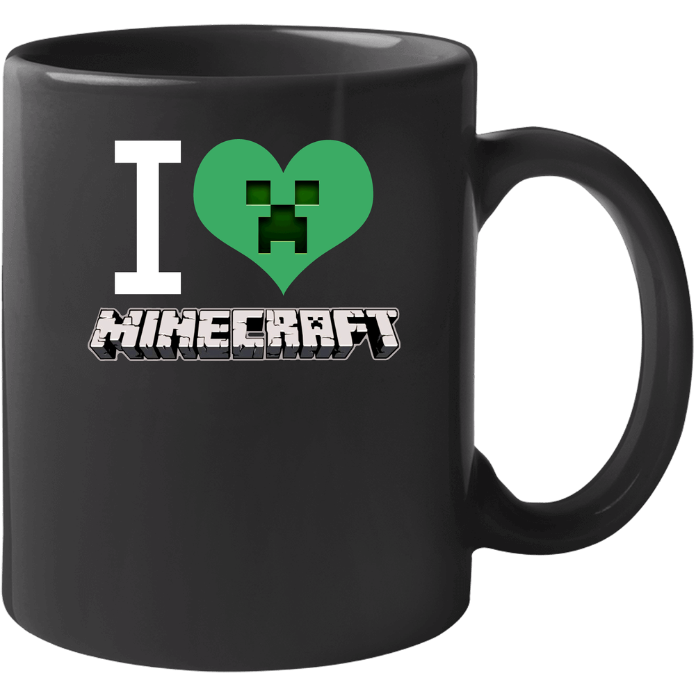 I Love Minecraft Video Game Heart 11 oz Mug