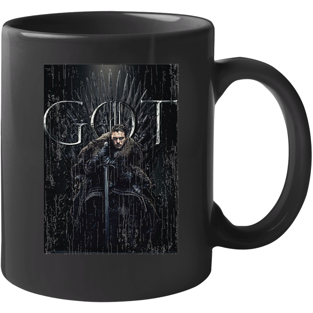 Game Of Thrones Season 8 Jon Snow Iron Throne Distressed T 11 oz Mug Game Of Thrones Season 8 Jon Snow Iron Throne Distressed T 11 oz Mug