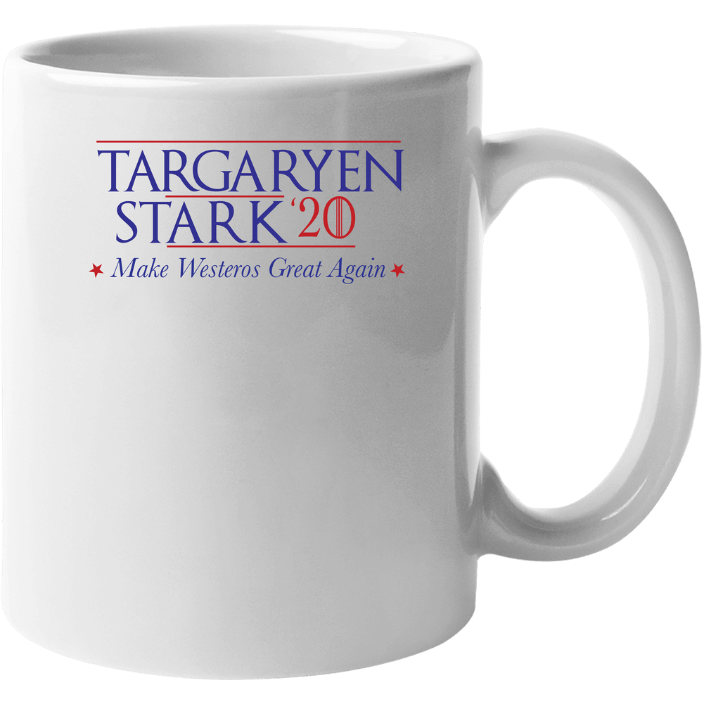 Game Of Thrones Targaryen Stark 2020 Make Westeros Great Again 11 oz Mug