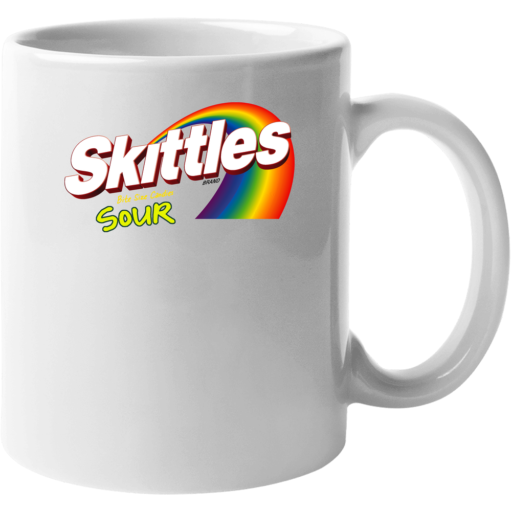 Skittles Sour Candy 11 oz Mug Skittles Sour Candy 11 oz Mug