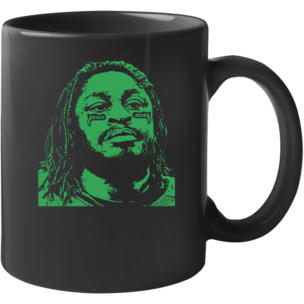 Marshawn Lynch Seattle Football Beast Mode Running Back 11 oz Mug