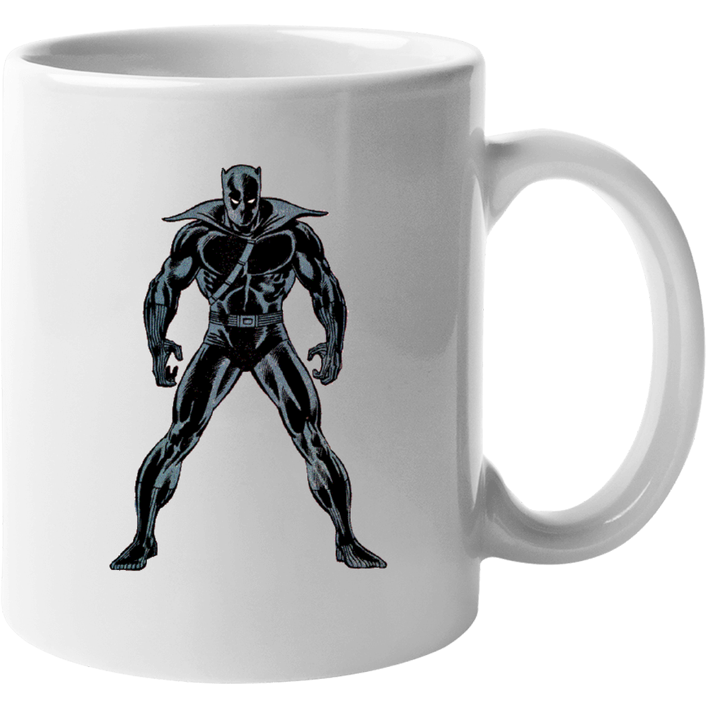 Black Panther Vintage Marvel 11 oz Mug Black Panther Vintage Marvel 11 oz Mug