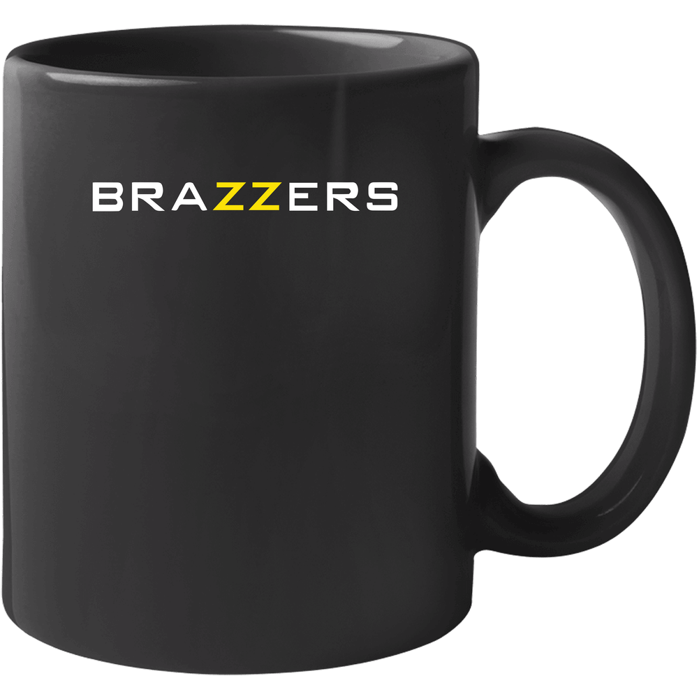 Brazzers T Shirt Porno Website Black Geek Nerdy Gift Tee 11 oz Mug