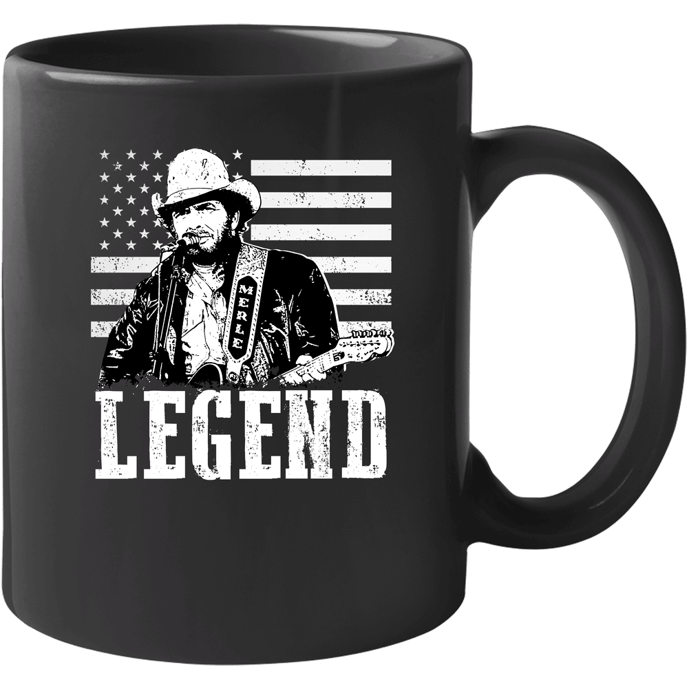 Merle Haggard American Country Music Artist Legend Memorial Fan 11 Oz Mug Merle Haggard American Country Music Artist Legend Memorial Fan 11 Oz Mug