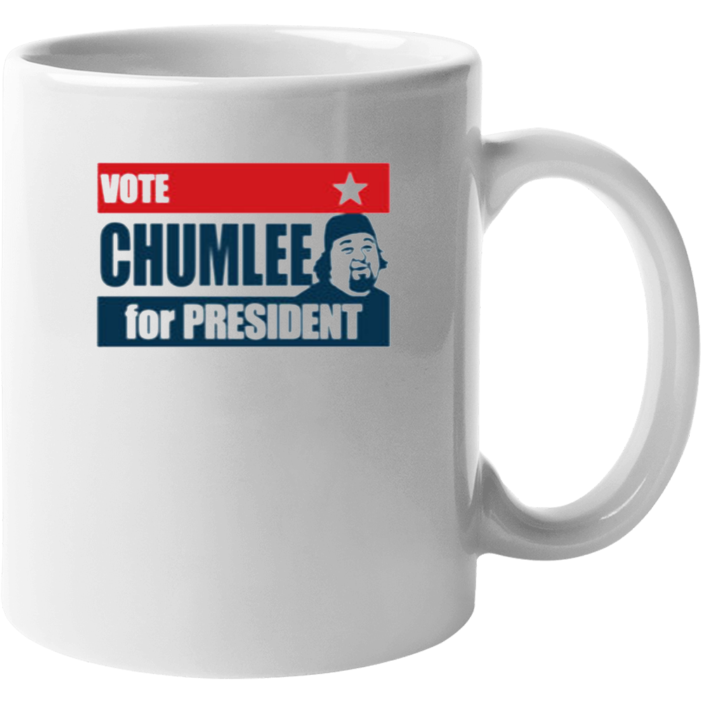 New Vote Chumlee For President Funny White 11 Oz Mug New Vote Chumlee For President Funny White 11 Oz Mug