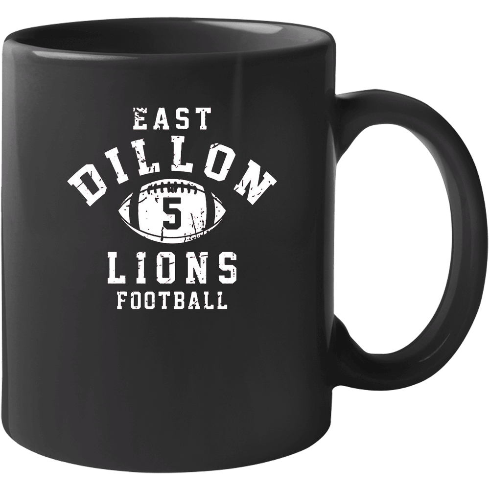 East Dillon Lions Football Netflix 5 Quarterback 11 Oz Mug East Dillon Lions Football Netflix 5 Quarterback 11 Oz Mug