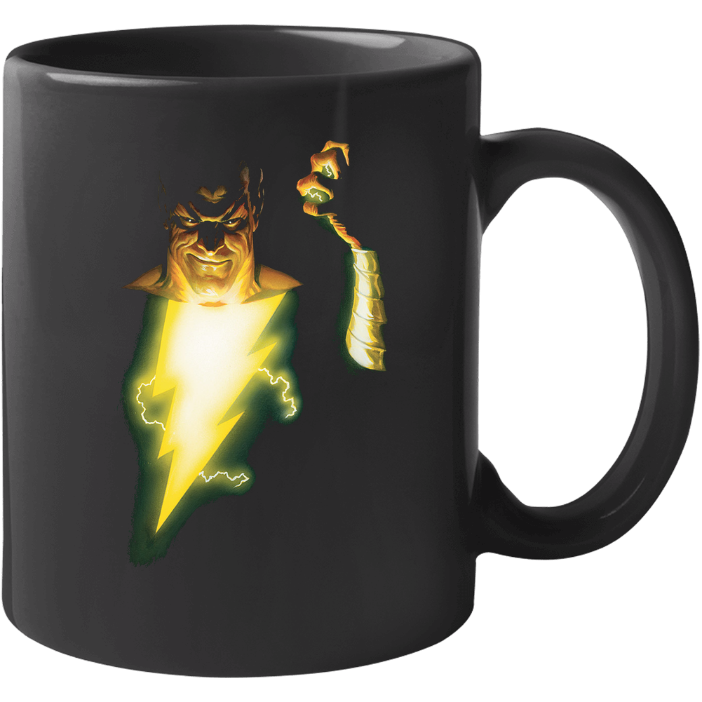 Black Adam Shazam Captain Marvel Cartoon 11 oz Mug Black Adam Shazam Captain Marvel Cartoon 11 oz Mug