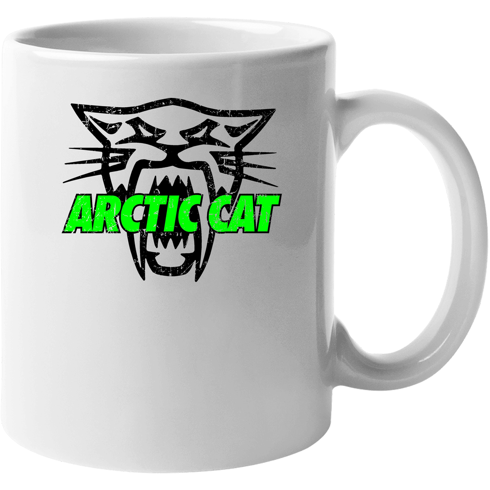 Arctic Cat Snowmobile Automobile Car Parts Cool Distressed Style Brand Logo Emblem 11 oz Mug Arctic Cat Snowmobile Automobile Car Parts Cool Distressed Style Brand Logo Emblem 11 oz Mug