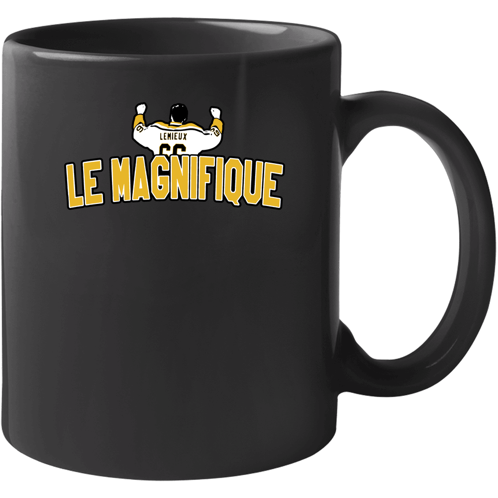 Mario Lemieux Le Magnifique Canadian Hockey Player Pittsburgh Fan 11 oz Mug Mario Lemieux Le Magnifique Canadian Hockey Player Pittsburgh Fan 11 oz Mug