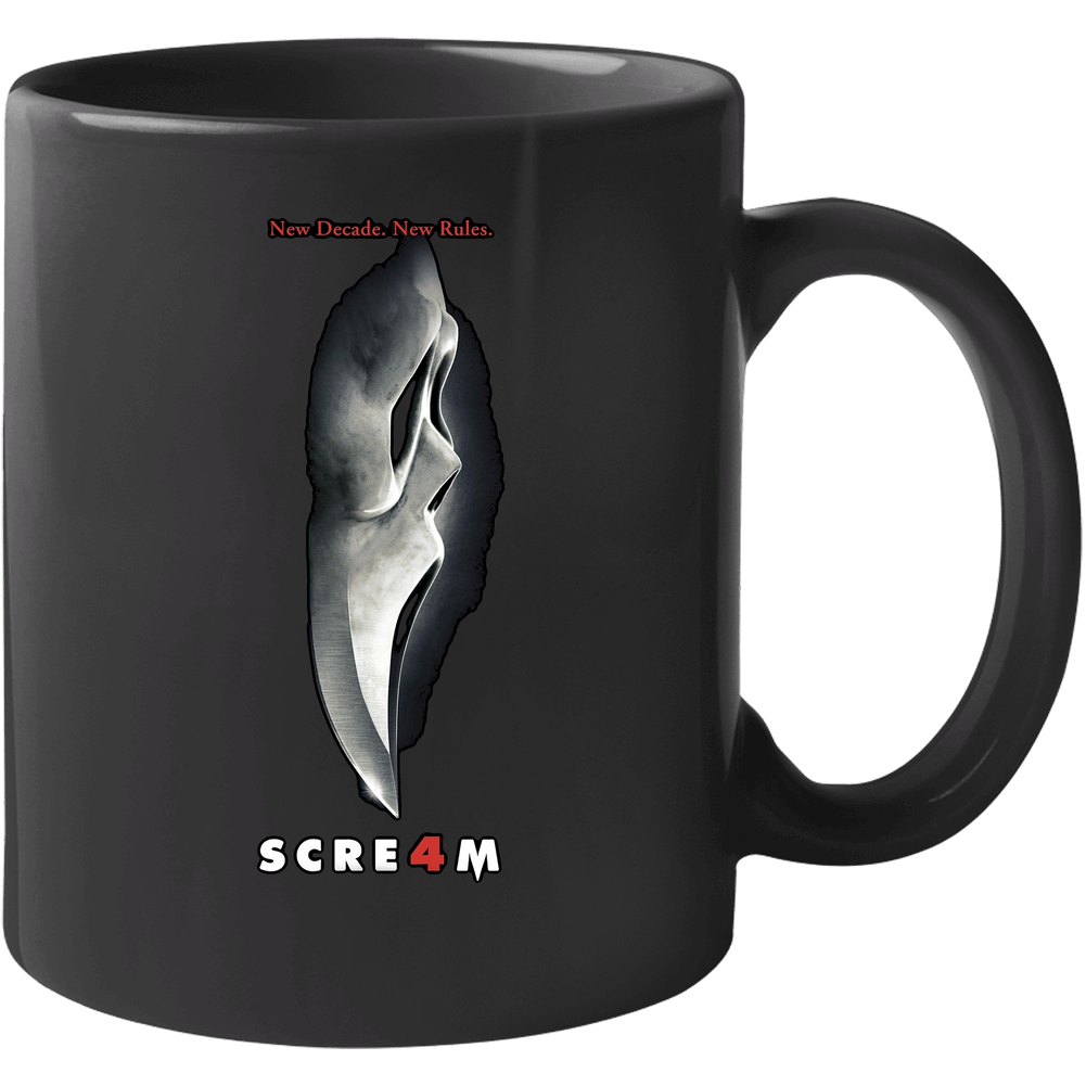 Scream 4 Thriller Horror Movie 11 oz Mug Scream 4 Thriller Horror Movie 11 oz Mug