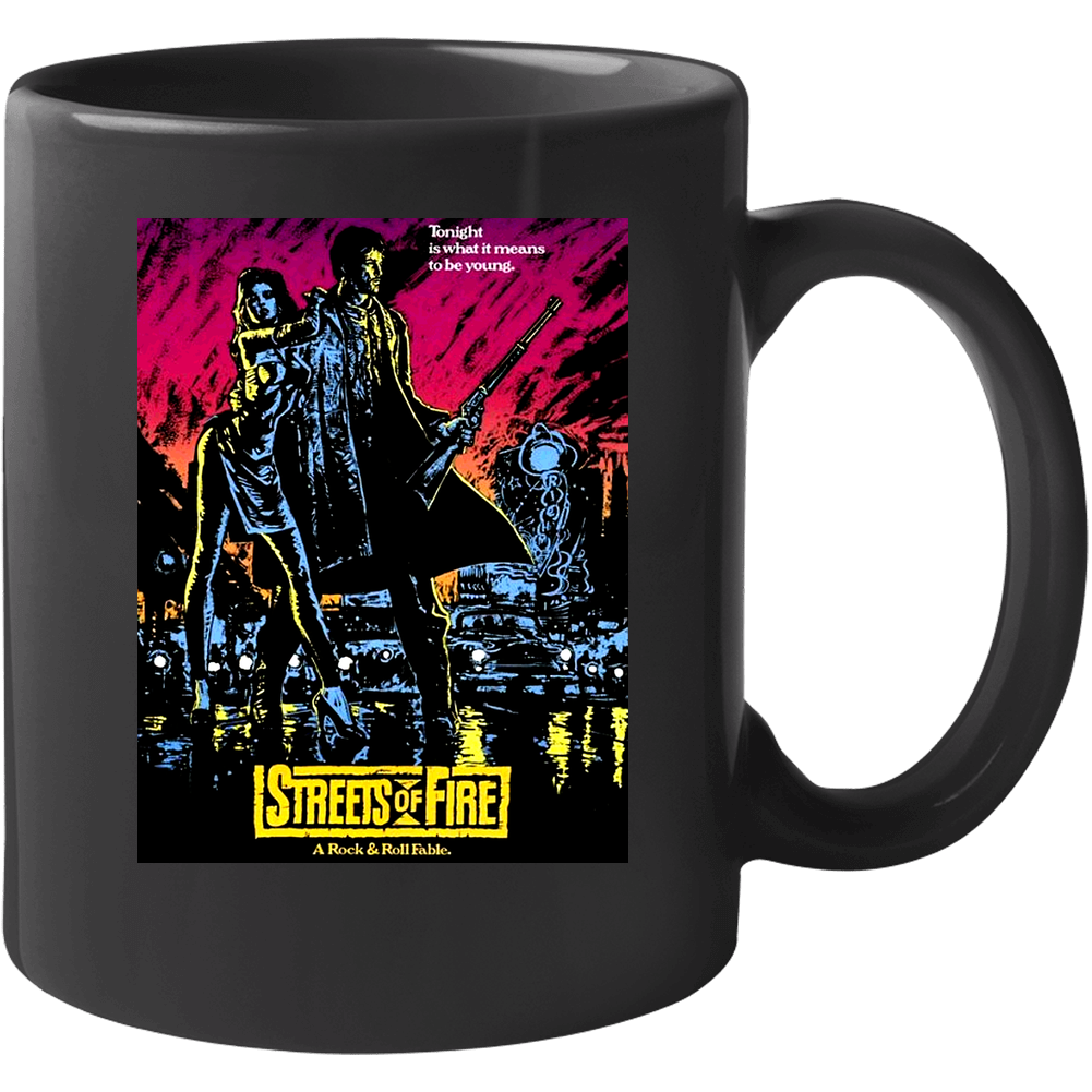 Streets Of Fire Movie Poster Lane Pare 11 oz Mug Streets Of Fire Movie Poster Lane Pare 11 oz Mug