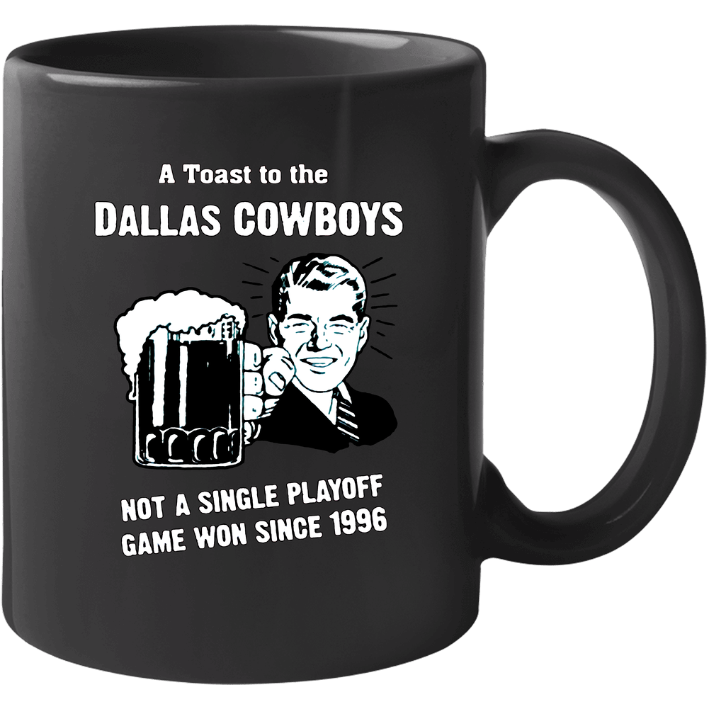 Dallas Cowboys Chirp No Playoff Wins Joke 11 oz Mug
