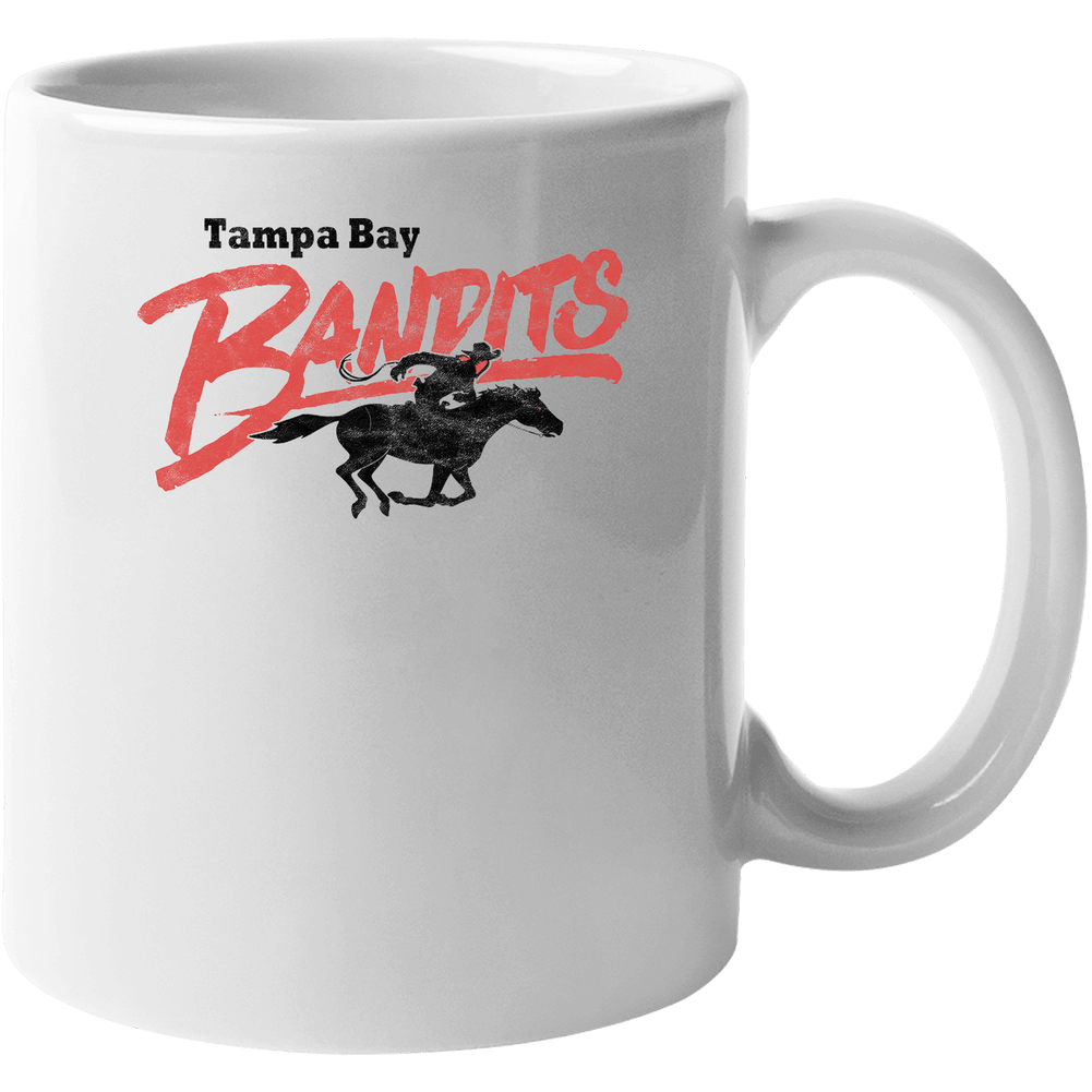Tampa Bay Bandits Usfl Defunct Football Team Worn Look 11 oz Mug