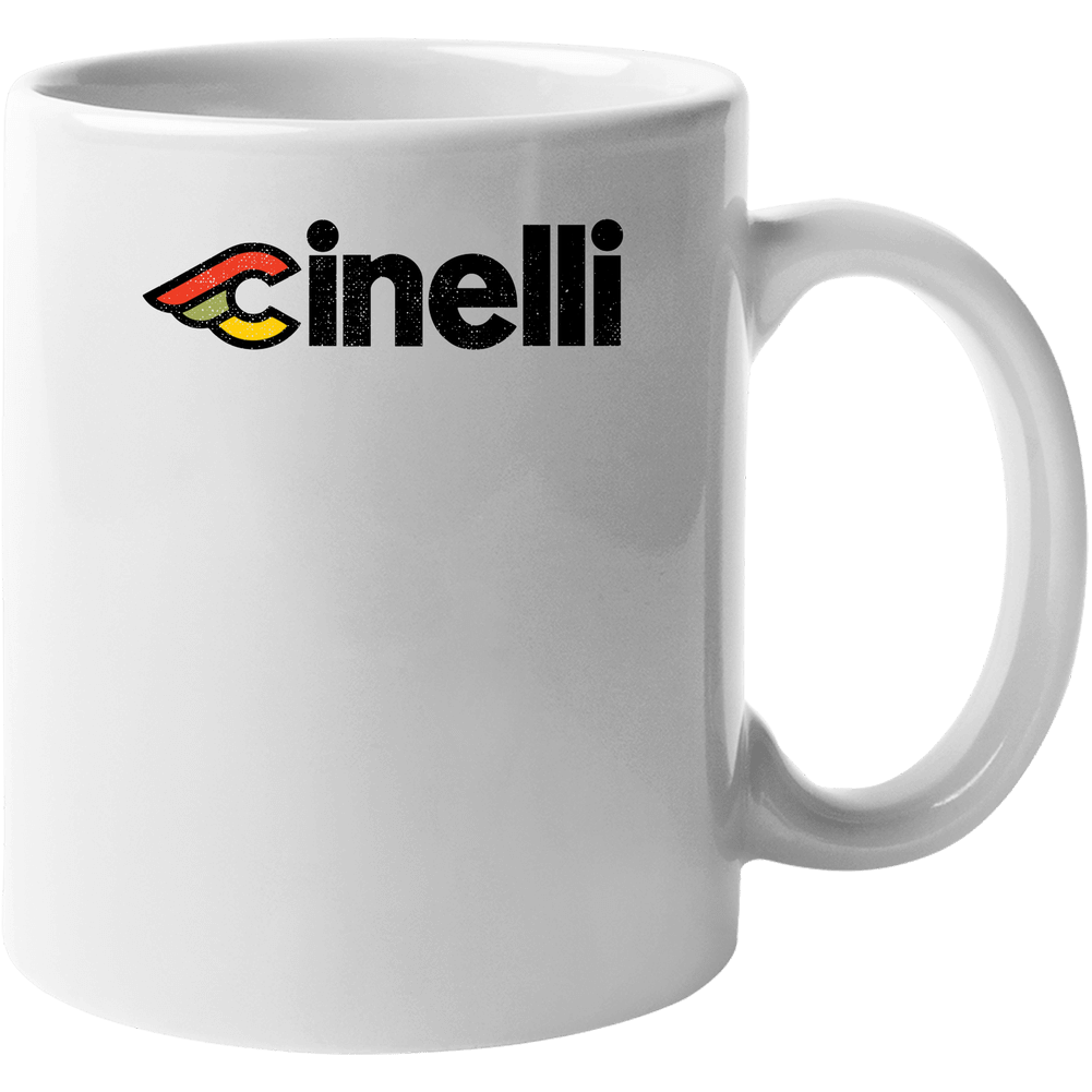 Vintage Distressed Cinelli Cycling 11 oz Mug