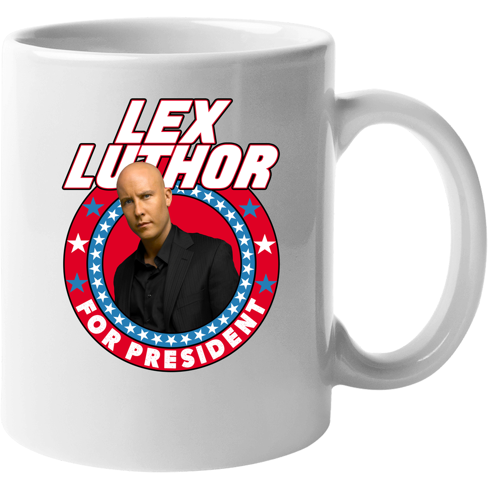 Lex Luthor Smallville For President Tv Show Villain Fan 11 oz Mug Lex Luthor Smallville For President Tv Show Villain Fan 11 oz Mug