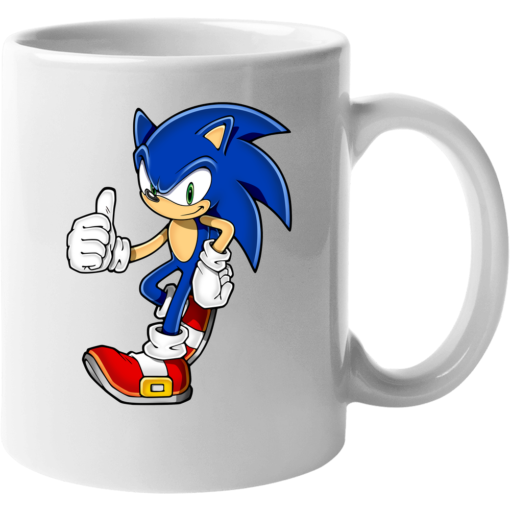 Sonic Sonic The Hedgehog Video Game Character 11 oz Mug Sonic Sonic The Hedgehog Video Game Character 11 oz Mug