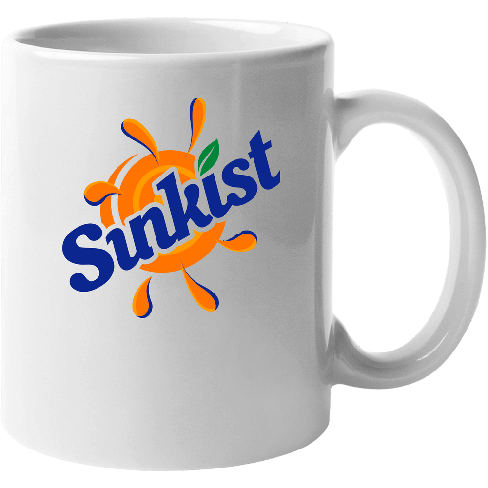 Sunkist Orange Soda Pop Drink Logo 11 oz Mug