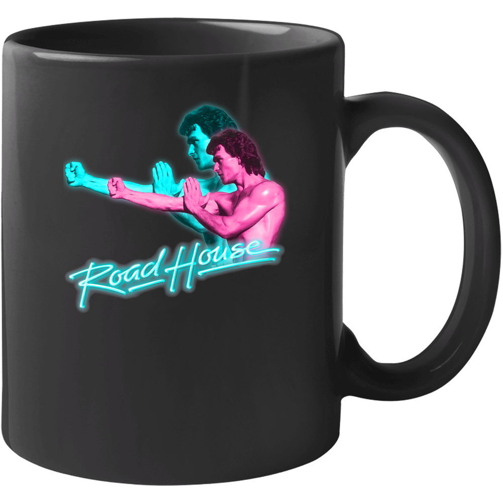 Dalton Patrick Swayze Road House Fist 80s Movie 11 oz Mug