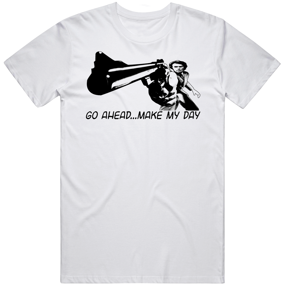 Clint Eastwood Dirty Harry Unisex White T Shirt