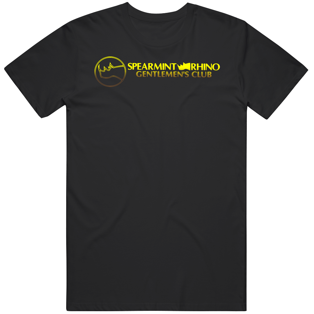 I Heart Spearmint Rhino Unisex Black T Shirt