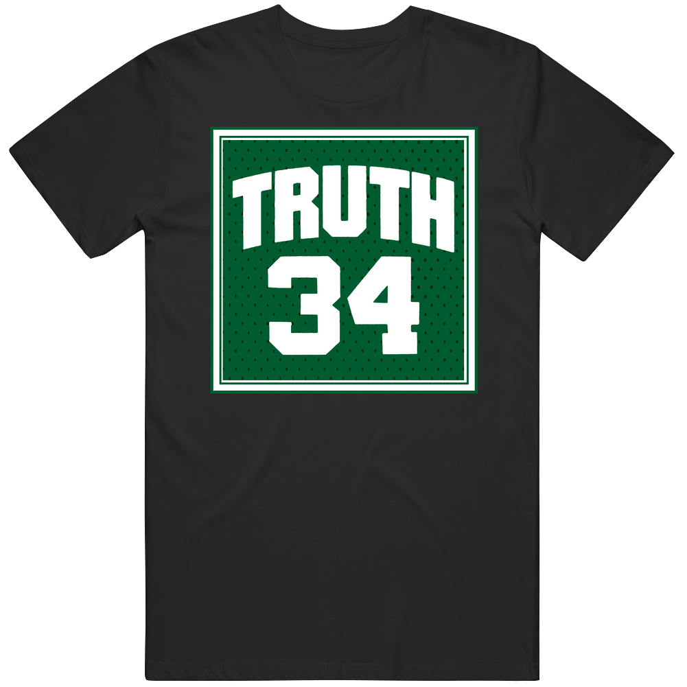Truth Paul Pierce Boston Basketball Fan Unisex Black T Shirt