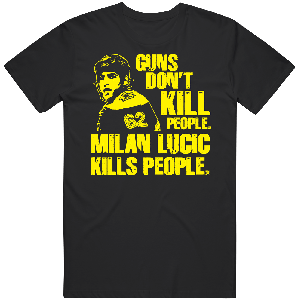 Milan Lucic Guns Dont Kill Hockey Boston Unisex Black T Shirt Milan Lucic Guns Dont Kill Hockey Boston Unisex Black T Shirt