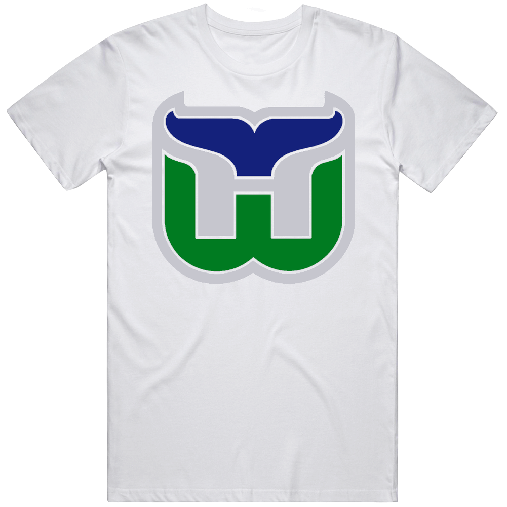 Hartford Whalers Unisex White T Shirt