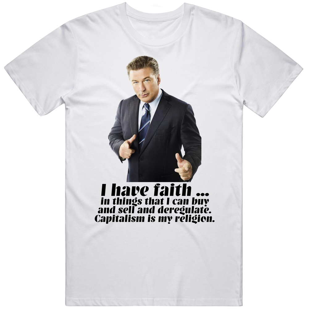30 Rock Jack Alec Baldwin Unisex White T Shirt 30 Rock Jack Alec Baldwin Unisex White T Shirt