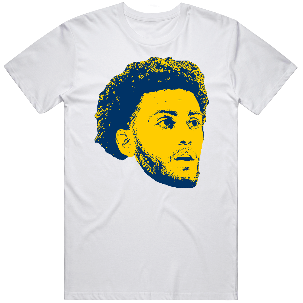 Markus Howard Marquette University College Basketball Player Big Head Fan Unisex White T Shirt