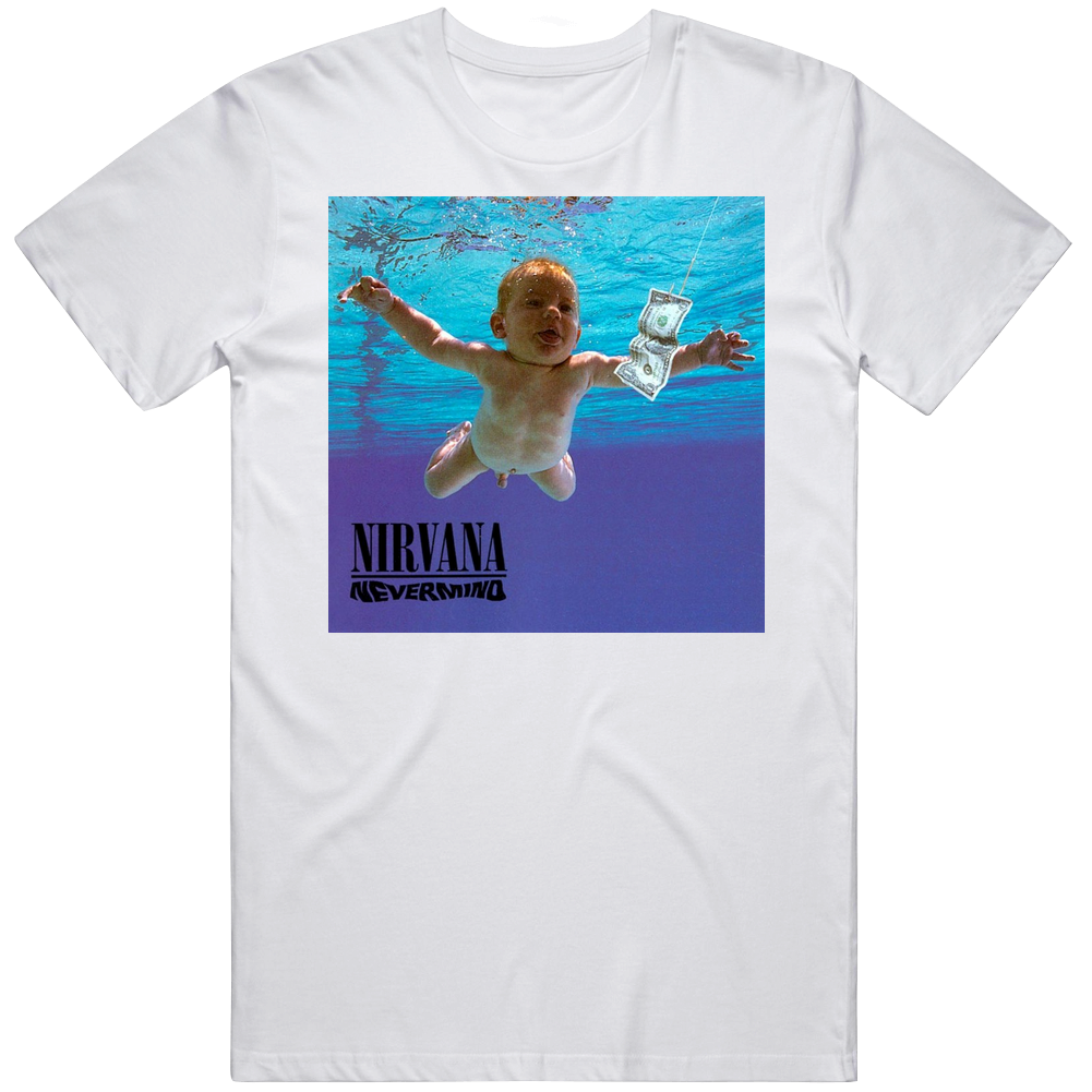 Nirvana Nevermind Album Unisex White T Shirt Nirvana Nevermind Album Unisex White T Shirt