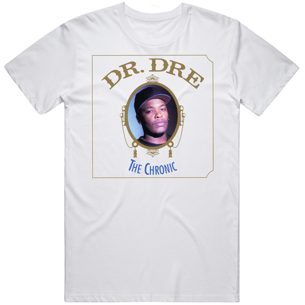 Dr Dre The Chronic Unisex White T Shirt Dr Dre The Chronic Unisex White T Shirt