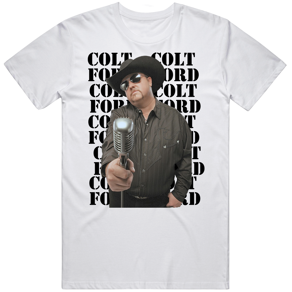 Colt Ford Country Music No Trash In My Trailer Unisex White T Shirt Colt Ford Country Music No Trash In My Trailer Unisex White T Shirt