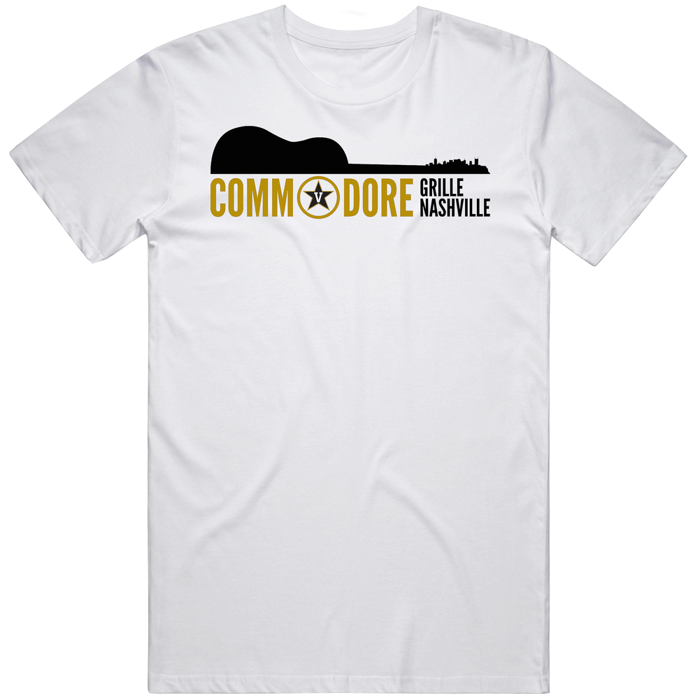 Commodore Grille Nashville Tennessee Top Restaurants Food Fan Lover Foodie Unisex White T Shirt