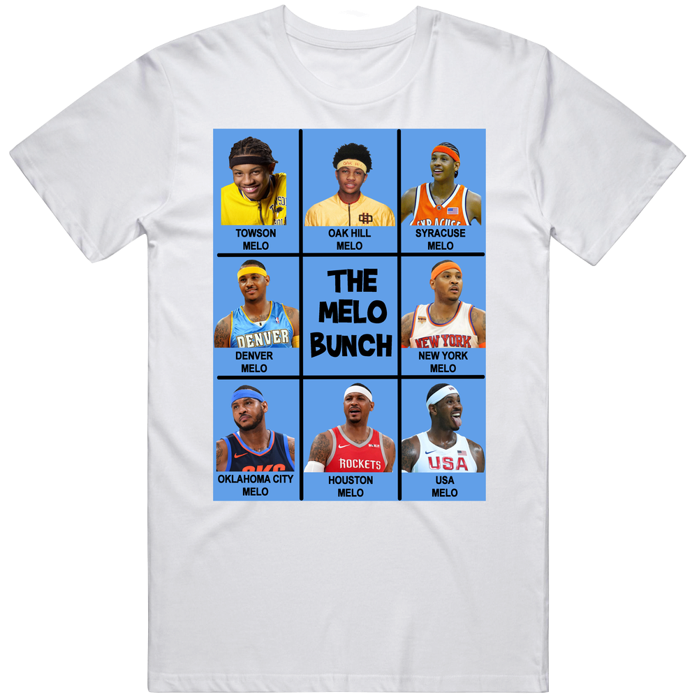 Carmelo Anthony The Melo Bunch All Star Basketball Player Fan Vintage T Shirt