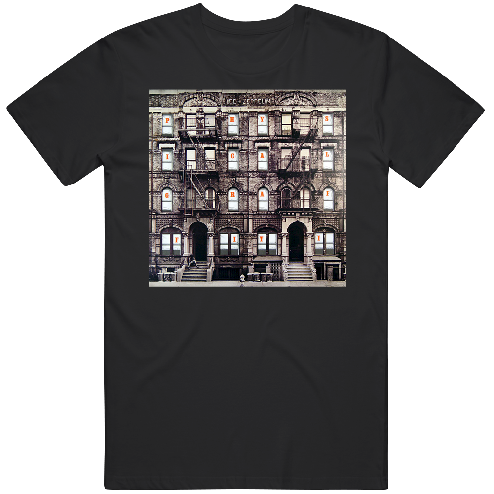 Led Zeppelin Physical Graffiti Vintage 70's Rock Album Cool Classic Fan Vintage T Shirt Led Zeppelin Physical Graffiti Vintage 70's Rock Album Cool Classic Fan Vintage T Shirt