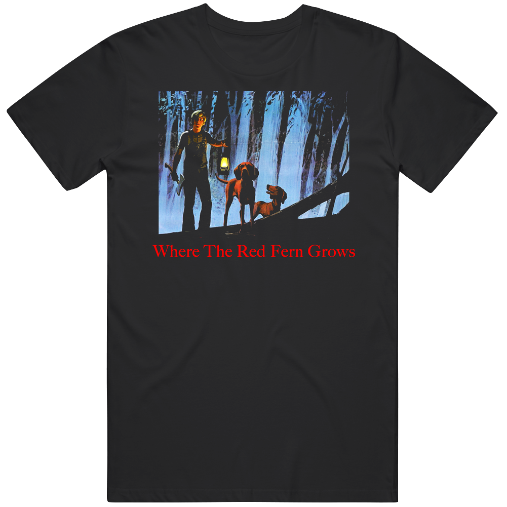 Where The Red Fern Grows Tee Film Merch Vintage T Shirt