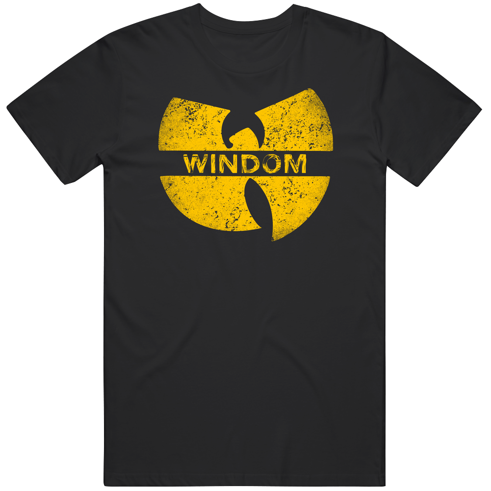 Windom W Word Cool Wutang Logo Parody Vintage T Shirt